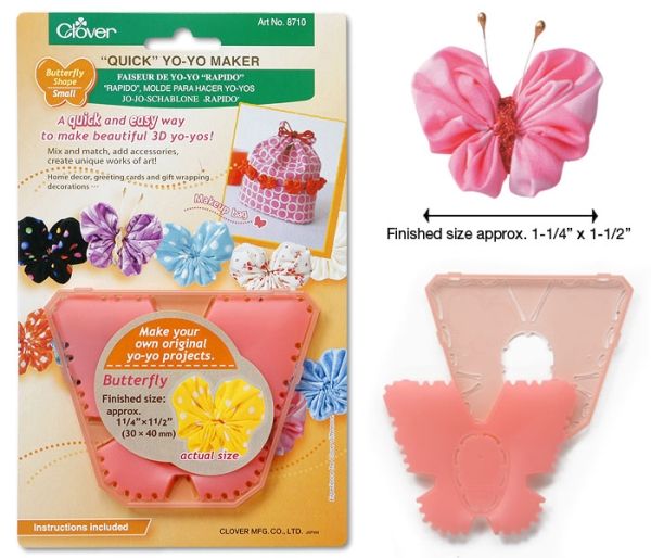 YY Clover Quick Yo Yo Maker Butterfly Small . Detail Page